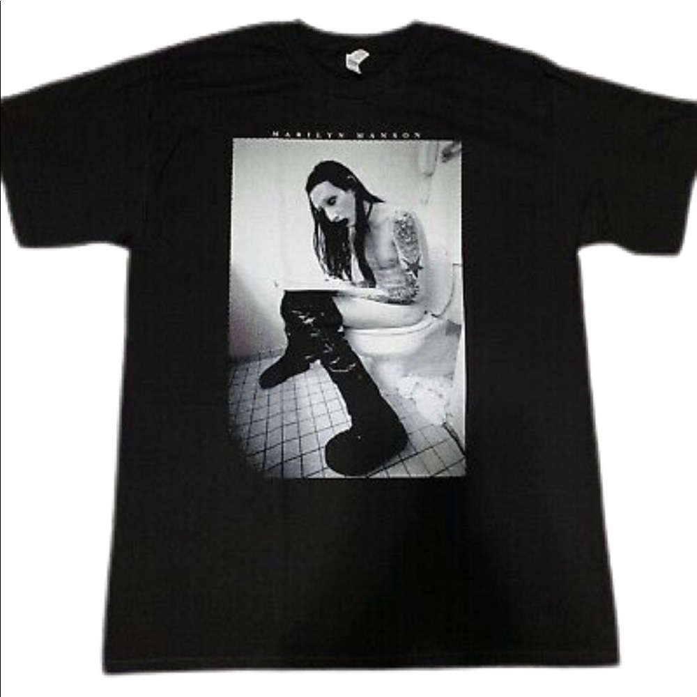 Marilyn Manson rock band tshirt punk metal unisex